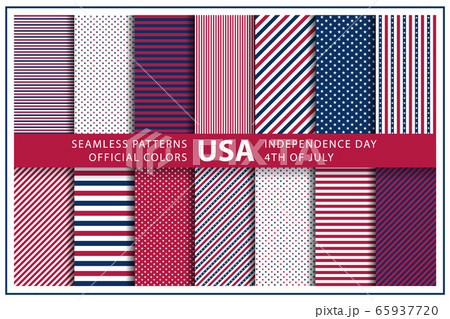 Set USA background with elements of the American 65937720
