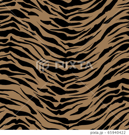Realistic Safari pattern background tiger animal skin 65940422