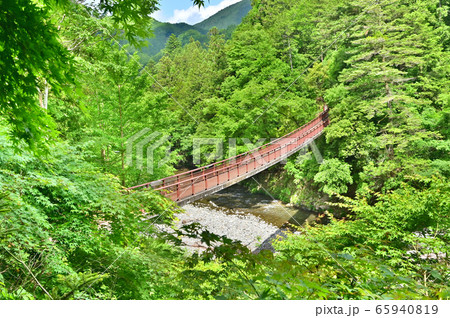 秋川渓谷の石舟橋 秋川渓谷の石舟橋 65940819
