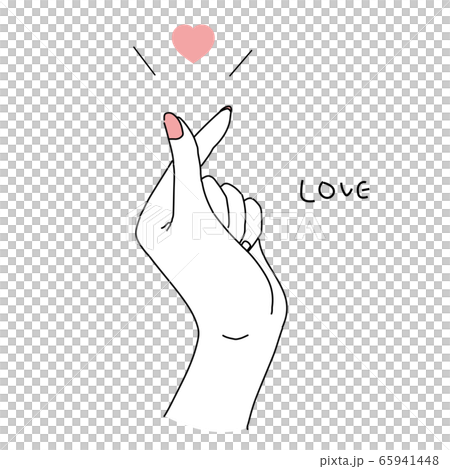 ハンドサイン　LOVE 65941448
