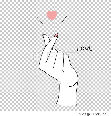 ハンドサイン　LOVE 65941449