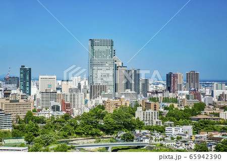 仙台市全景 青葉城 伊達政宗騎馬像 仙台市全景 青葉城 伊達政宗騎馬像 65942390