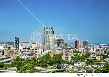 仙台市全景 青葉城 伊達政宗騎馬像 仙台市全景 青葉城 伊達政宗騎馬像 65942392