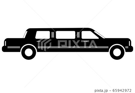 limousine simple flat icon 65942972