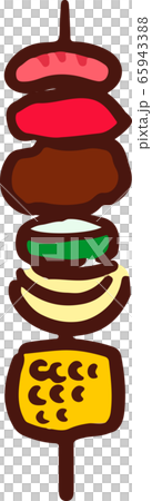 Barbecue skewers 65943388