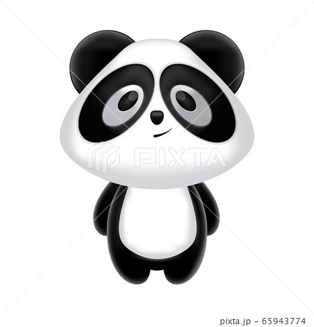 Vector illustration of 3D panda or bear 65943774