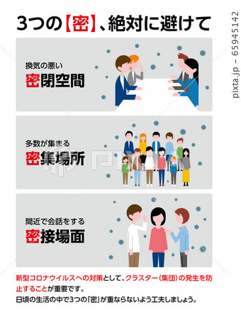 3つの密（3密） 65945142