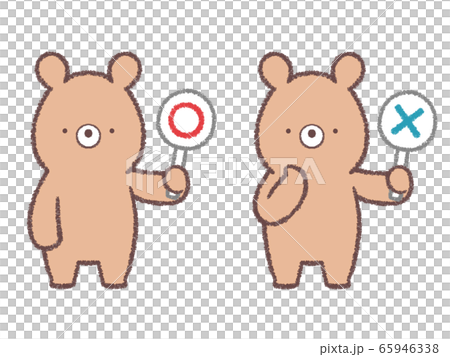 クママルバツセット クママルバツセット 65946338