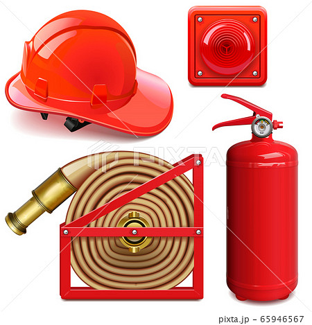 Vector Firefighter Accessories 65946567