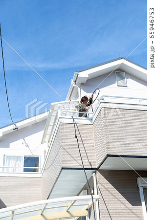 住宅の外壁塗装 ベランダ洗浄 住宅の外壁塗装 ベランダ洗浄 65946753