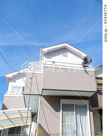 住宅の外壁塗装 ベランダ洗浄 住宅の外壁塗装 ベランダ洗浄 65946754