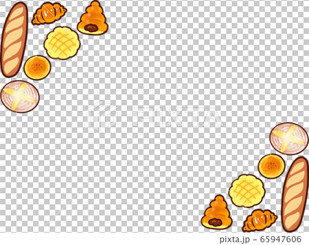 Bread triangle frame Bread triangle frame 65947606