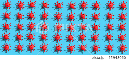 Viral epidemic influenza and Coronavirus concept 65948060