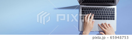 Person using laptop Person using laptop 65948753
