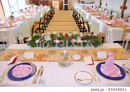 結婚式　披露宴会場　 65948831