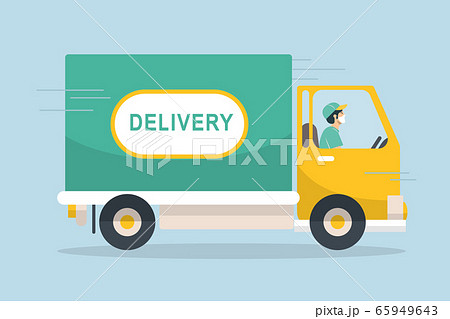 Delivery vector transport flat design. Delivery vector transport flat design. 65949643