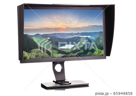 Professional photographer monitor with shading Professional photographer monitor with shading 65949856