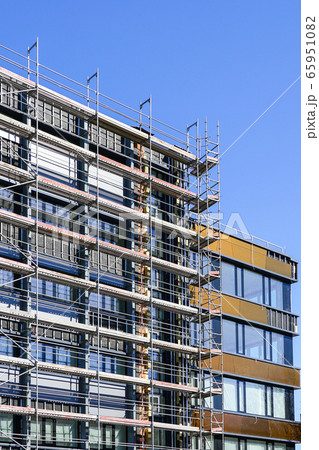 renovation of the facade of a house and thermal renovation of the facade of a house and thermal 65951082