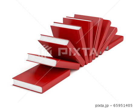 Group of red books 65951405