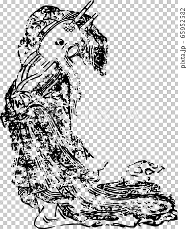 角盥漱 つのはんぞう のイラスト素材