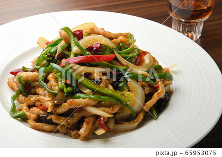青椒肉絲 中華料理 青椒肉絲 中華料理 65953075