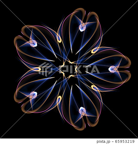 幻想的幾何学模様 五角形　20200525_002 65953219