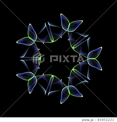 幻想的幾何学模様 五角形　20200525_003 65953221