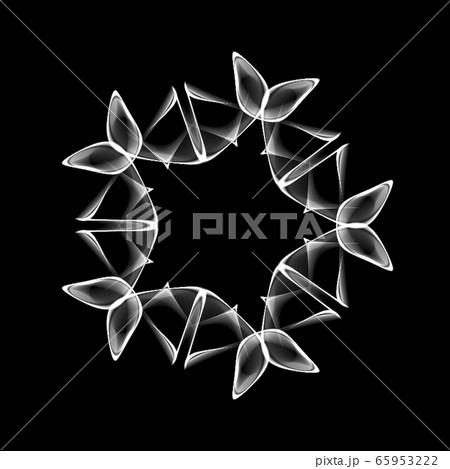 幻想的幾何学模様 五角形　20200525_003m 65953222