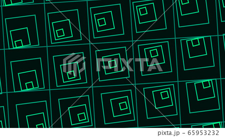 CGスクエア　多数の正方形で構成した背景素材 65953232