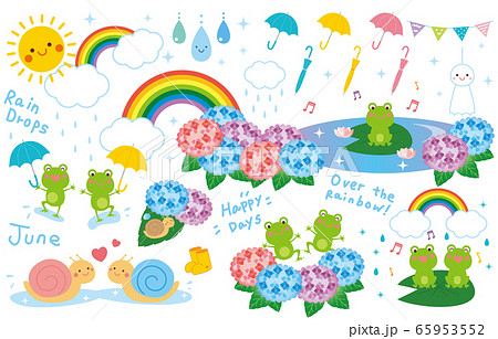 【素材】梅雨のイラスト
