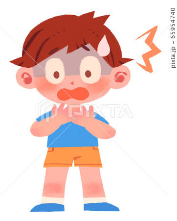 ショックを受ける男の子 65954740