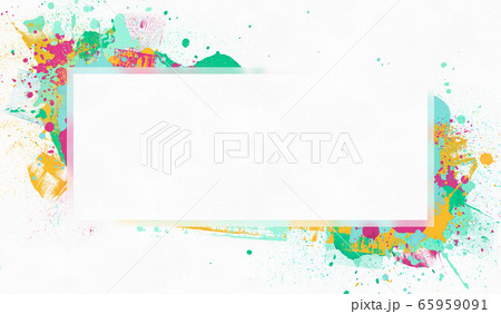 colorful paint splatter, spattering paint 65959091