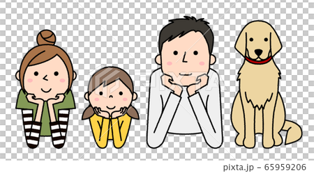 Cheek cane family two generations 65959206