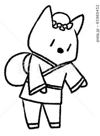 犬の彦星の塗り絵のイラスト素材 65960452 Pixta