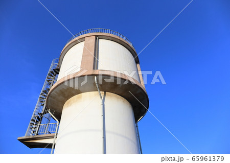 工業用水の高架タンク(高架水槽) 工業用水の高架タンク(高架水槽) 65961379