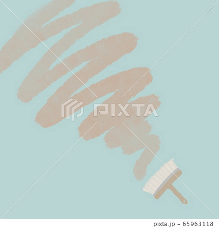 刷毛で色を塗る 65963118