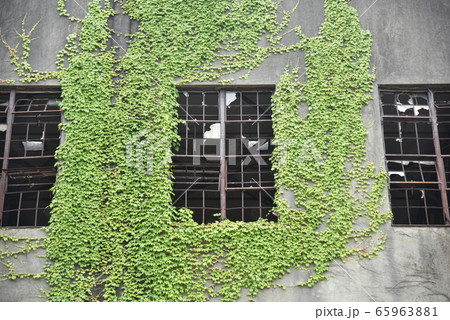 日本の広島県の大久野島の古くて美しい建物 65963881