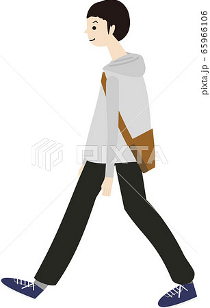 歩く男性 65966106