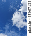 ブルー 快晴 雲 65967133