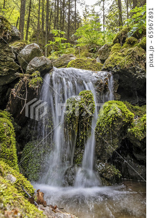 Water stream, Huciaky gorge, Low Tatras mountains, 65967891