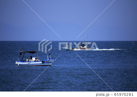 大牟田市　三池港　漁船、 65970281