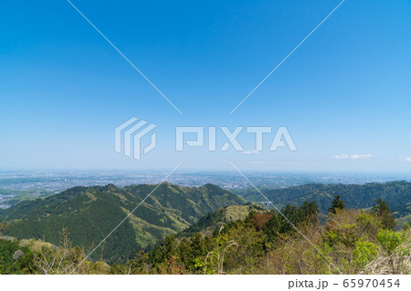 景信山山頂からの景色（奥高尾） 65970454