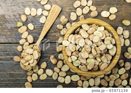 dry beans on the table 65971139
