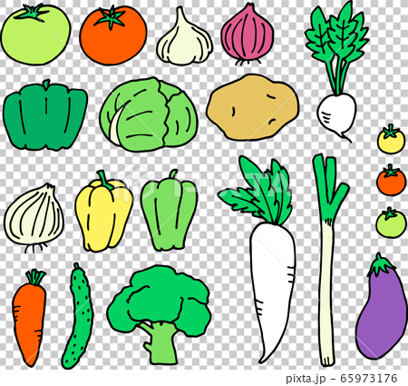 野菜イラストセットのイラスト素材