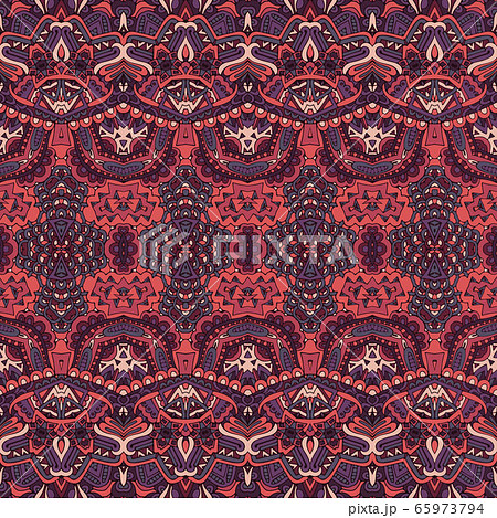 Seamless pattern vector Ethnic geometric print vintage 65973794