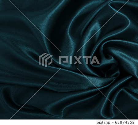 Smooth elegant blue silk or satin luxury cloth 65974558