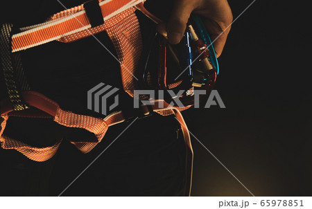 ハーネス黒背景 65978851