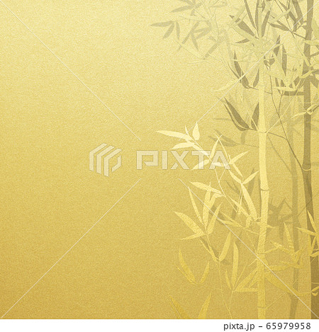 和風-背景-和紙-竹 65979958