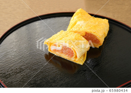 玉子焼き　ダシ巻き　明太たまご 65980434