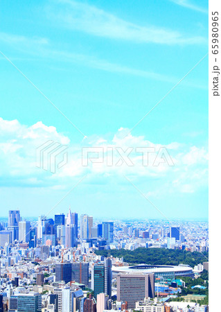 東京都 都市風景 新宿副都心の風景 東京都 都市風景 新宿副都心の風景 65980965